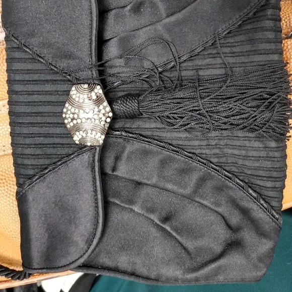 Black Barbara Bolen Evening Handbag -- Final Price - Picture 7 of 13